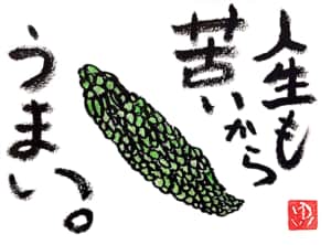 人生も、苦いからうまい。　〜ゴーヤー〜