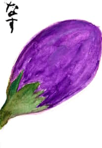 まるまる太った秋なす！