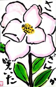 さざんか咲いた