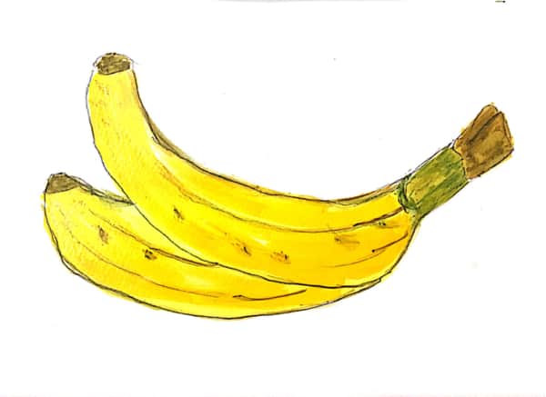 シンプルに、バナナ。