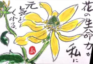 花の生命力が私に元気をくれる