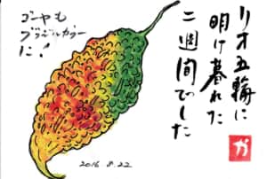 リオ五輪に明け暮れた二週間でした〜ゴーヤー〜