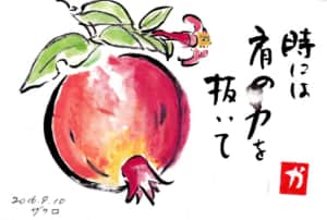 時には肩の力を抜いて〜ザクロ〜