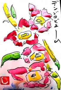 綺麗なピンクのデンドロビューム