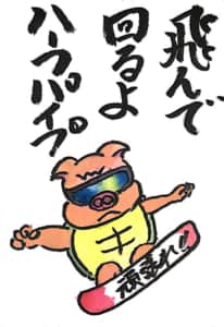 飛んで回るよハーフパイプ