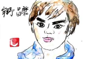 宇野昌磨さんの似顔絵