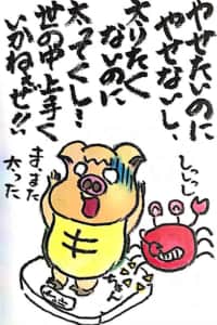 やせたいのにやせないし、太りたくないのに太ってくし！世の中上手くいかねぇぜ！！