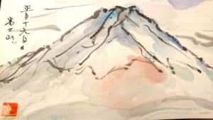 お正月の富士山