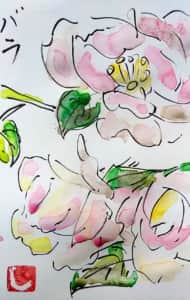ピンクのバラの花