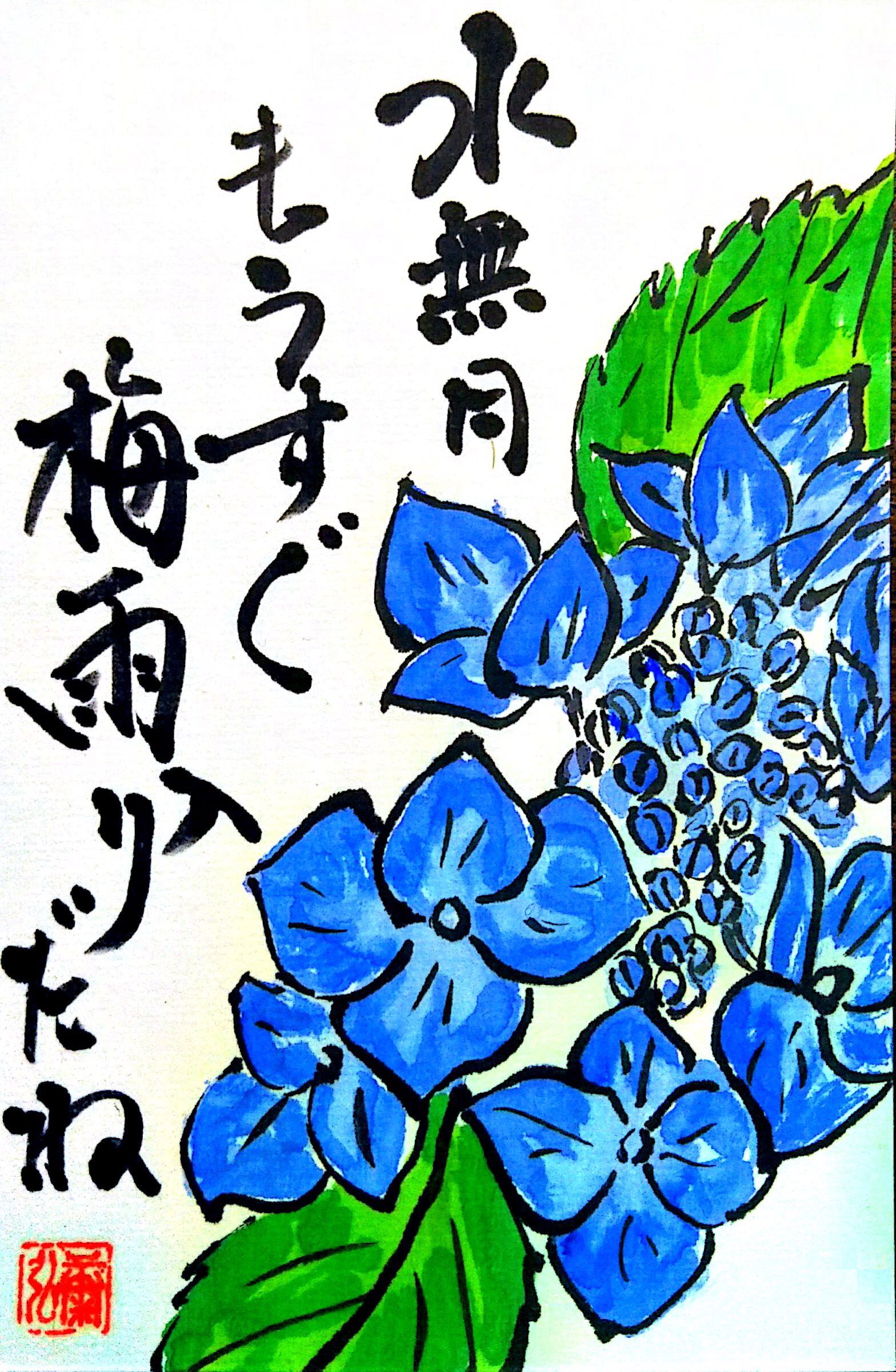 水無月 もうすぐ梅雨入りだね 〜紫陽花の花〜