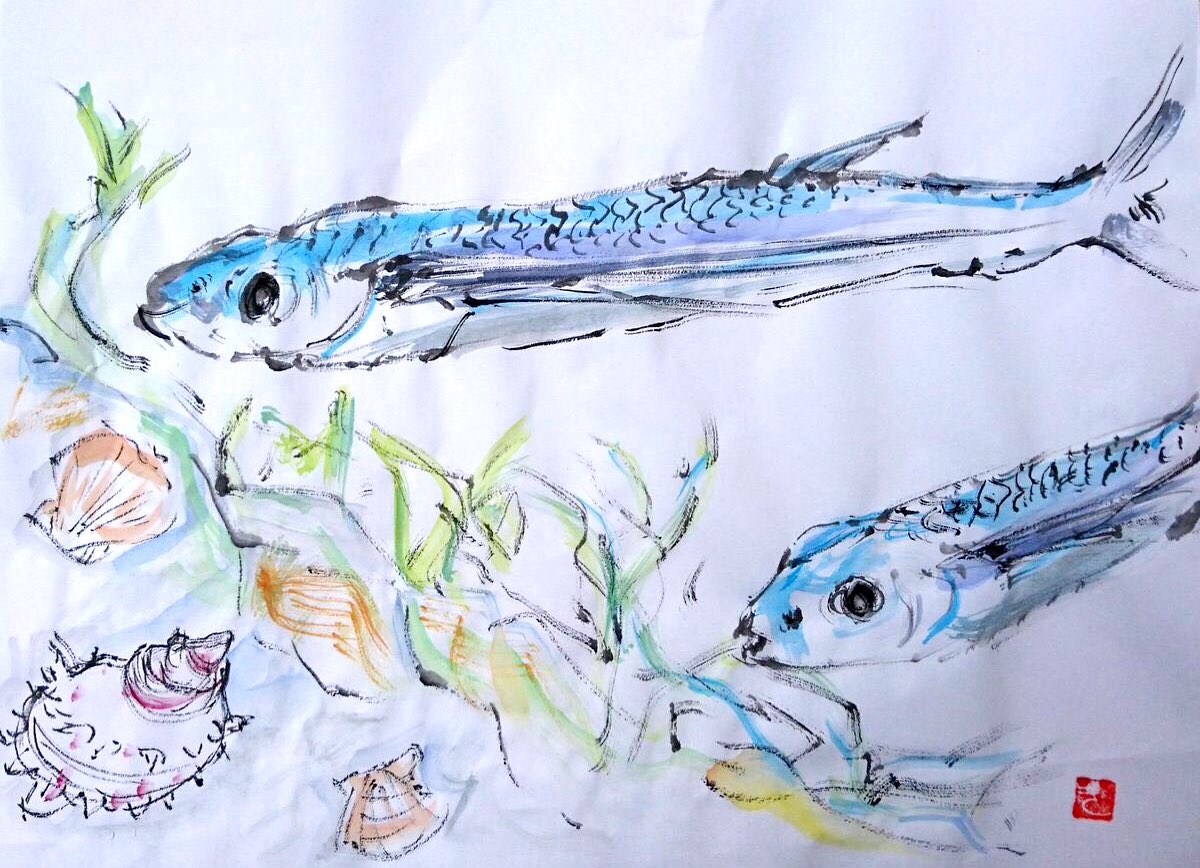 すいすい泳ぐお魚さん