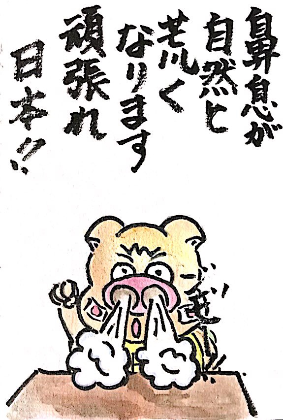 鼻息が自然と荒くなります 頑張れ日本！！