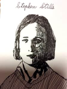 Stephen Stillsの似顔絵