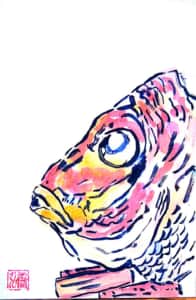 これから鯛の兜煮に