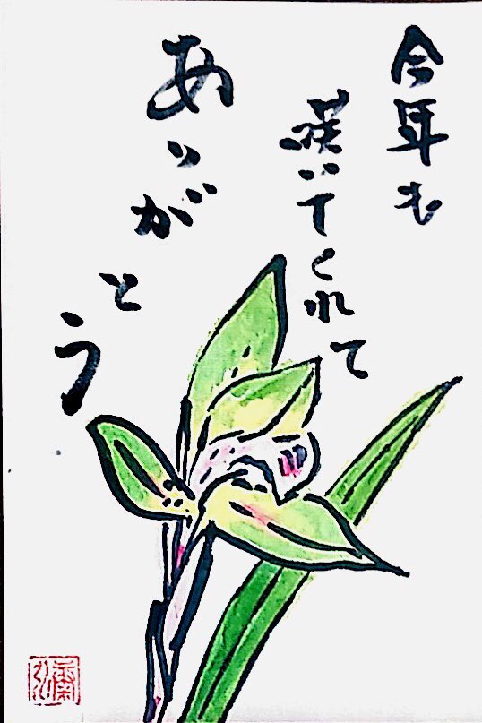 今年も咲いてくれてありがとう 〜春蘭の花〜