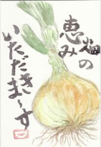 畑の恵みいただきます