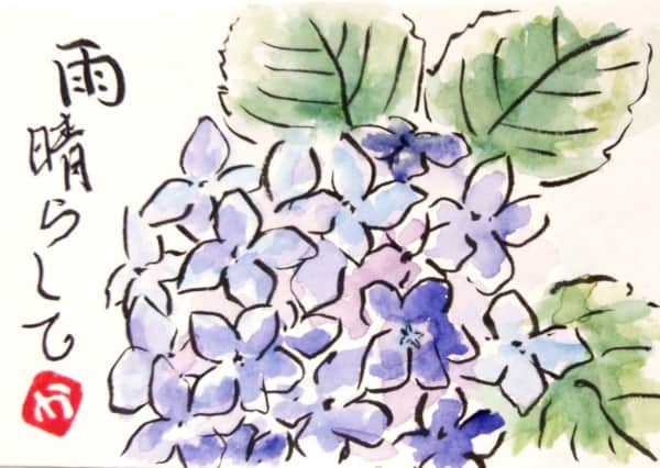 最高の簡単 描き 紫陽花 イラスト かわいいディズニー画像