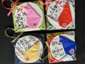 折り紙ネズミの壁掛け