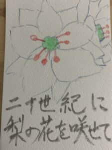 二十世紀に梨の花を咲かせて