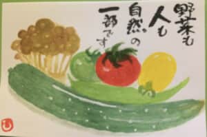 野菜も人も自然の一部です
