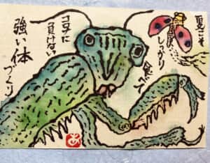 夏こそしっかり食べてスタミナ補給（カマキリ）