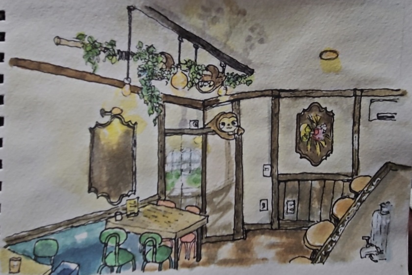 ある日のカフェの内装～*