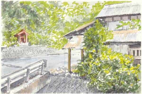 東海道五十三次 22 岡部