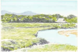 東海道五十三次 46 庄野