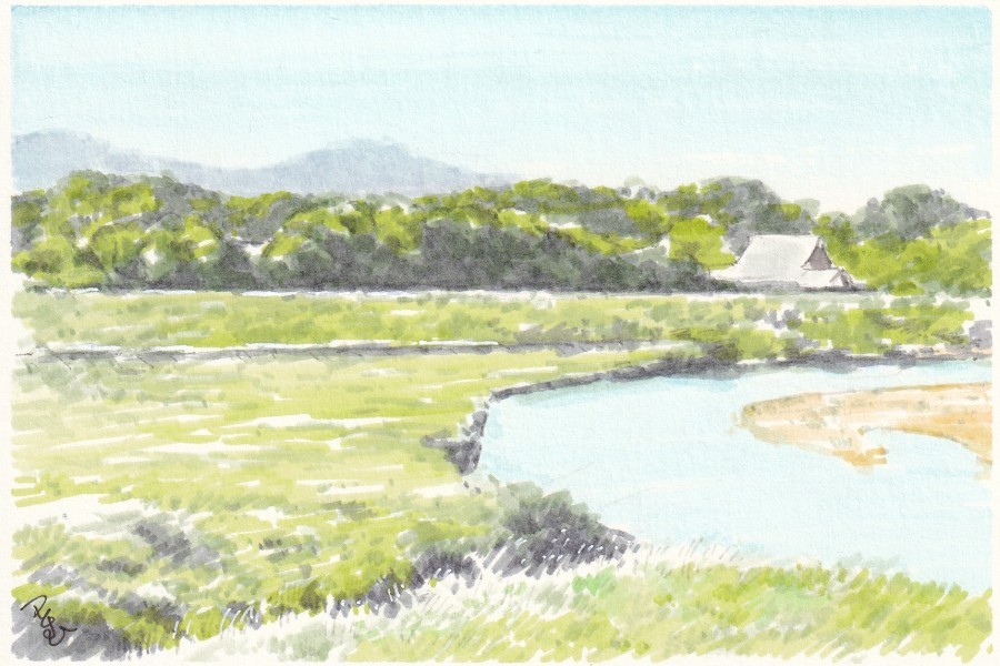 東海道五十三次 46 庄野