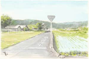 東海道五十三次 50 土山