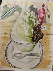 コメダのカキ氷～*