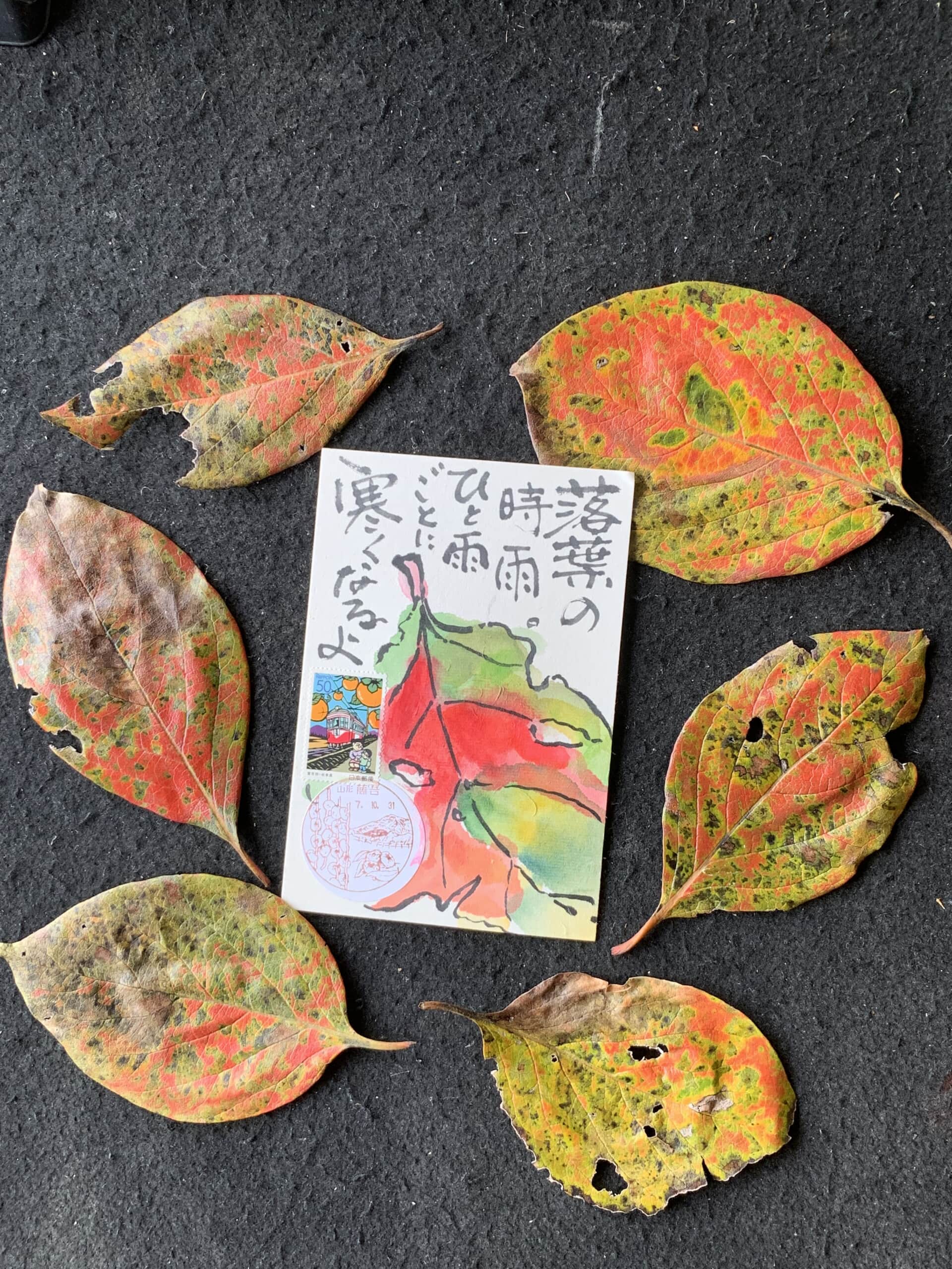 濡れ落ち葉は掃除しにくい。