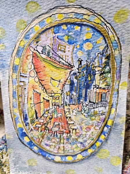 夜のカフェテラス〜*