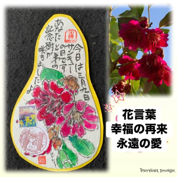 記念樹は必ず花が咲いてくれます。