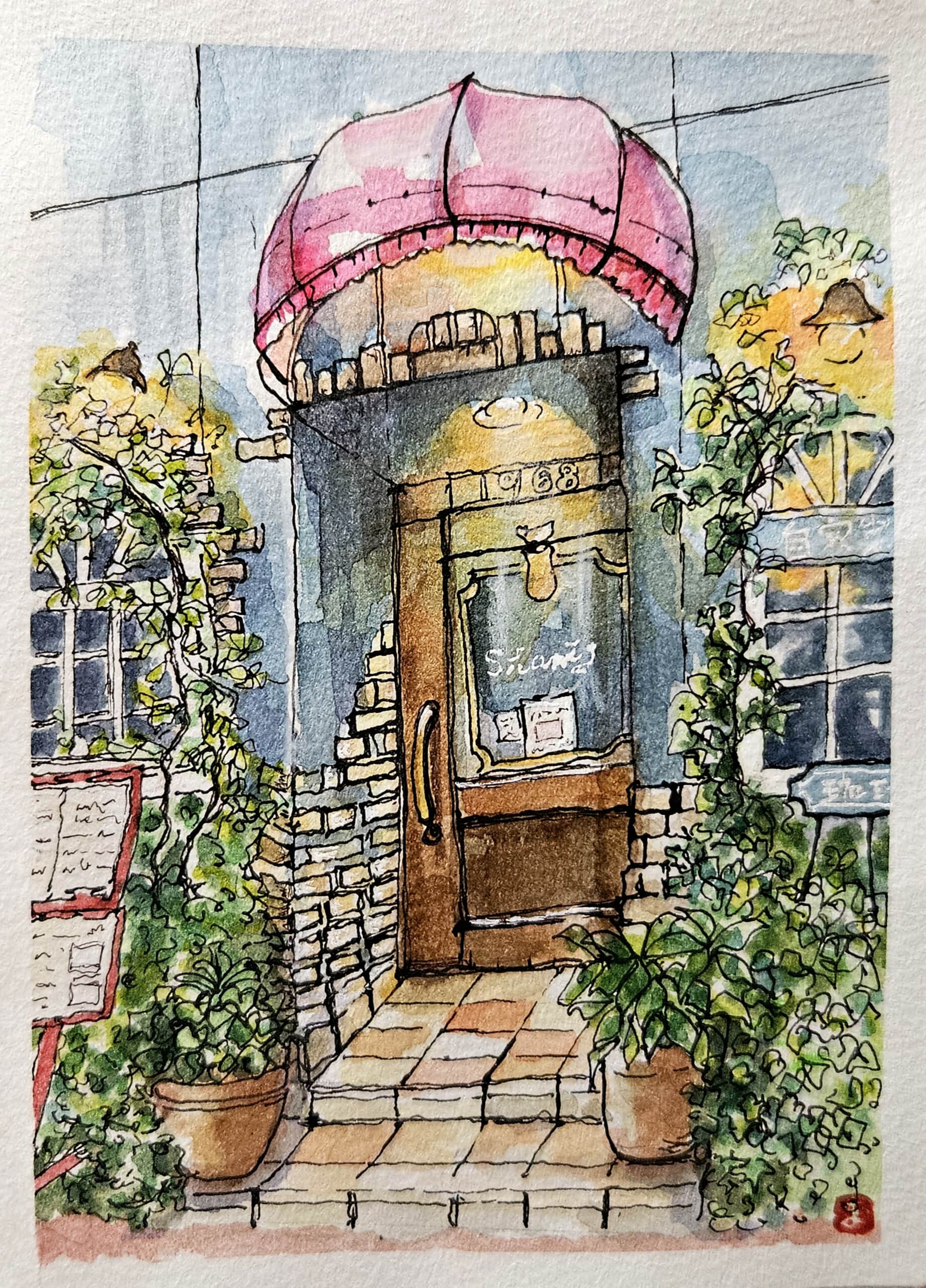 とある場所のカフェテラス～*